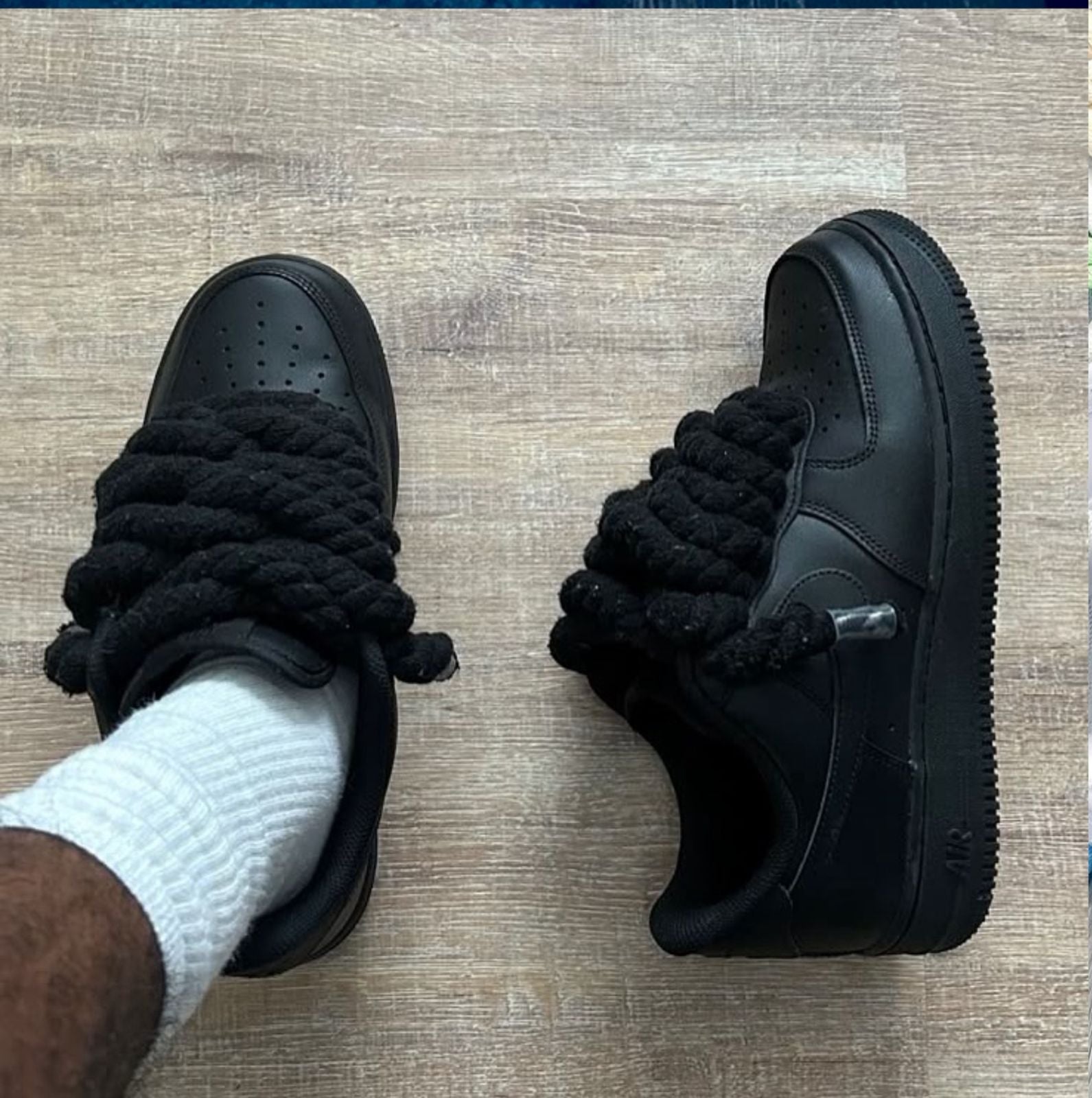 Black Air Force & Rope